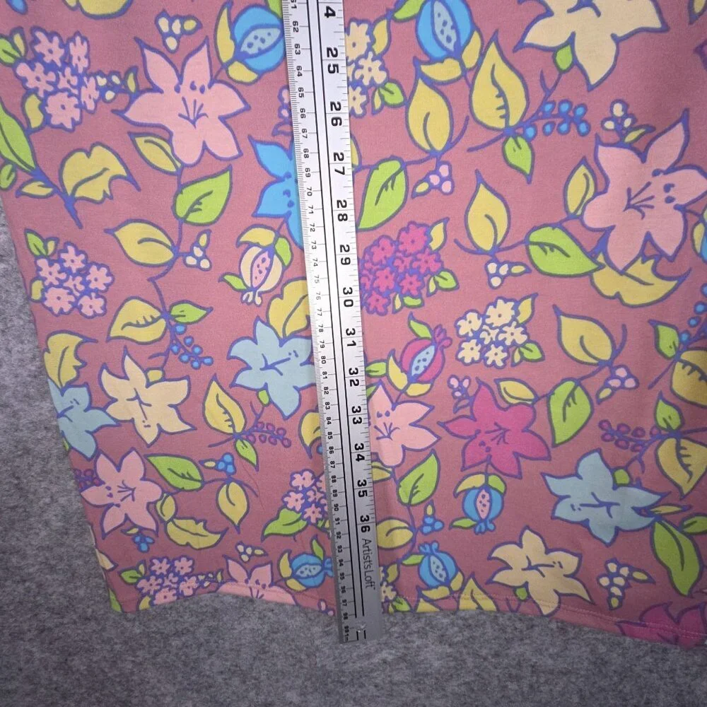 Lularoe NWT Women's Julia Shift Dress Long Sleeve  Multi Color floral  Size L - Picture 4 of 8